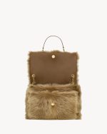 YSL Niki Large in Shearling - Image 4